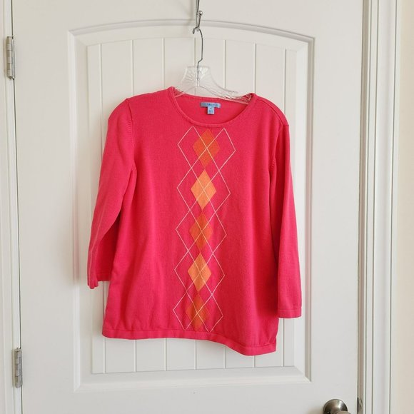 Izod Pink Sweater Size XL - Picture 6 of 13